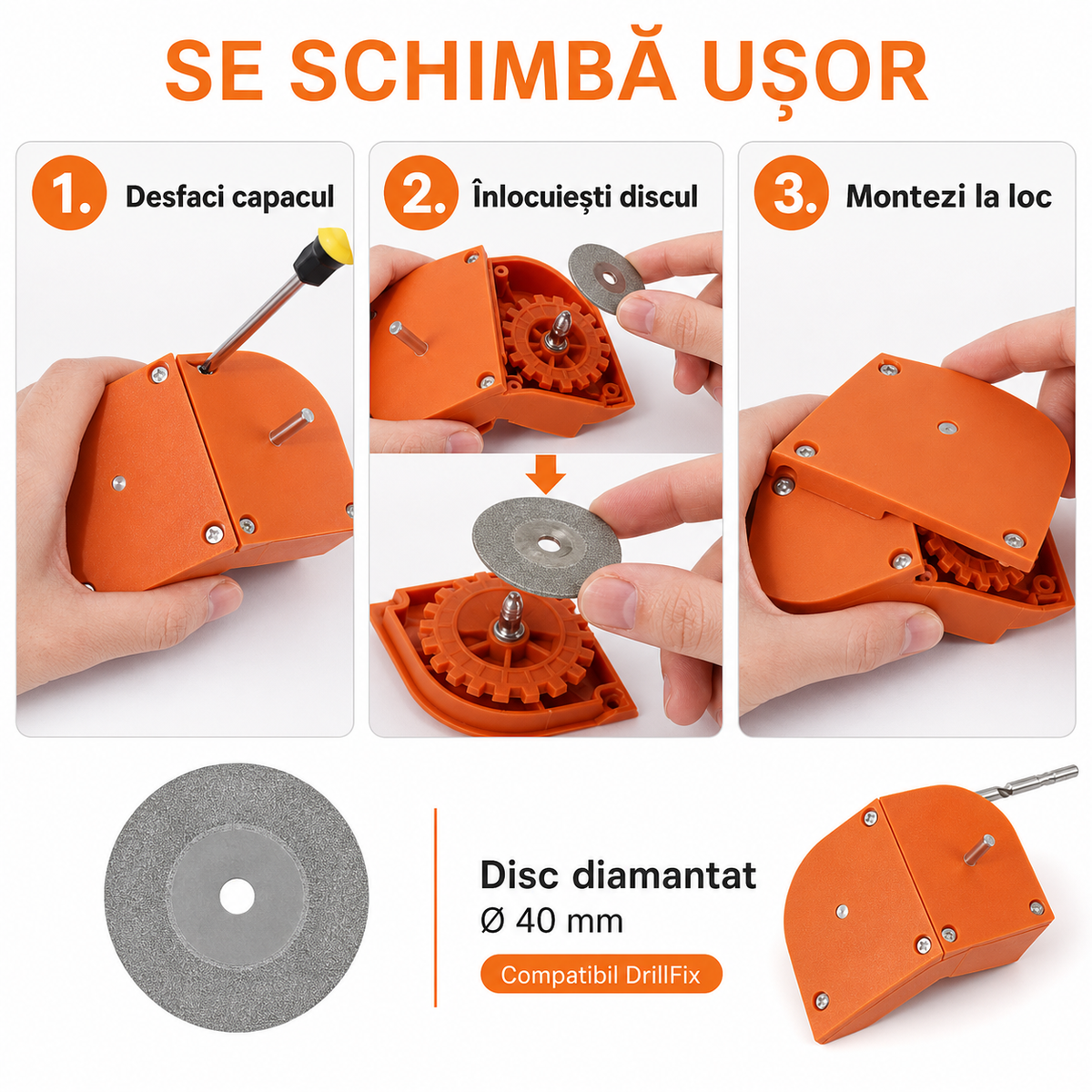 Discuri de schimb ascutitor burghie