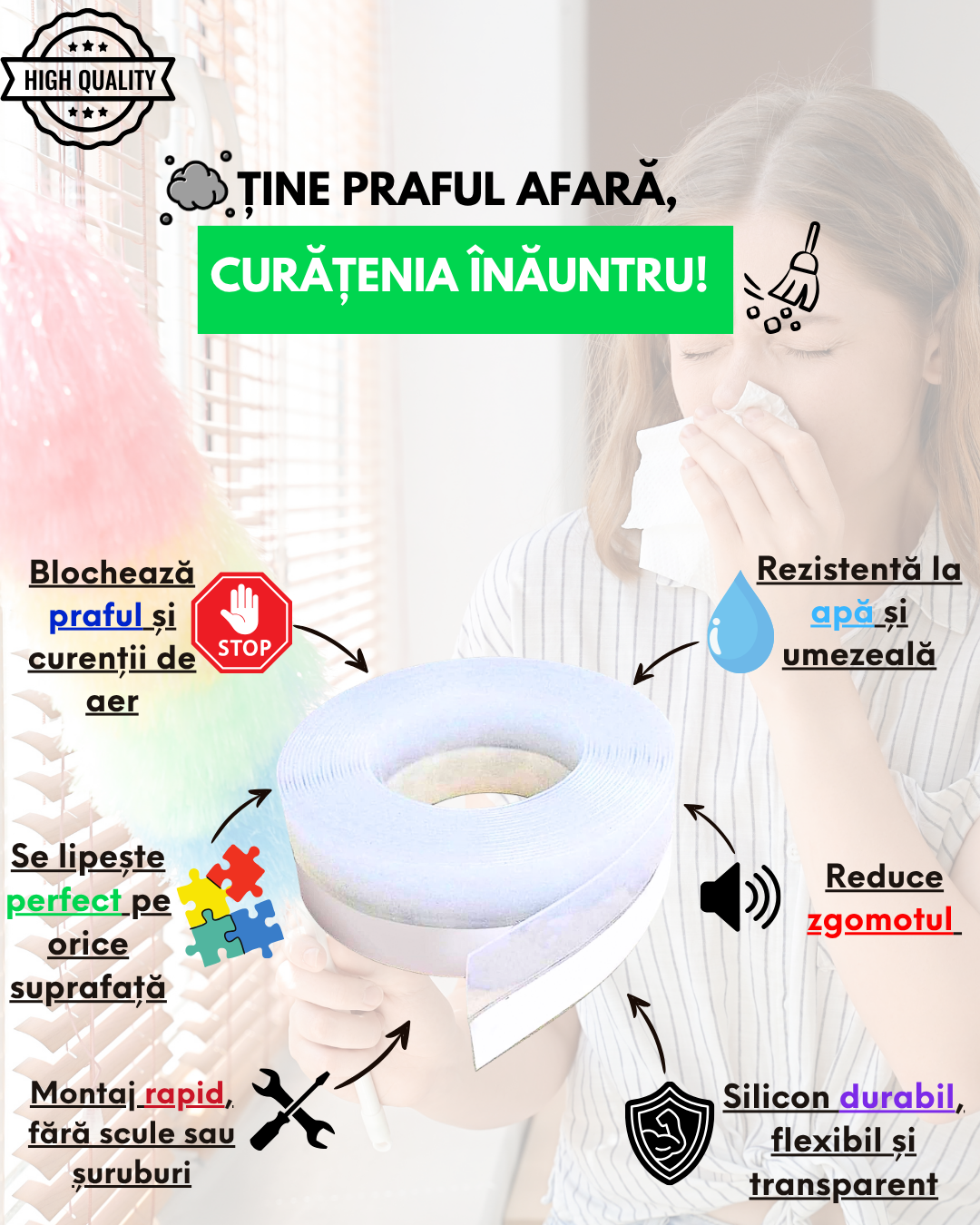 Banda de etansare usi si ferestre
