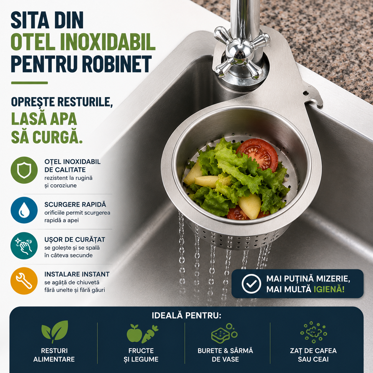 Sita Chiuveta Pentru Resturi Alimentare