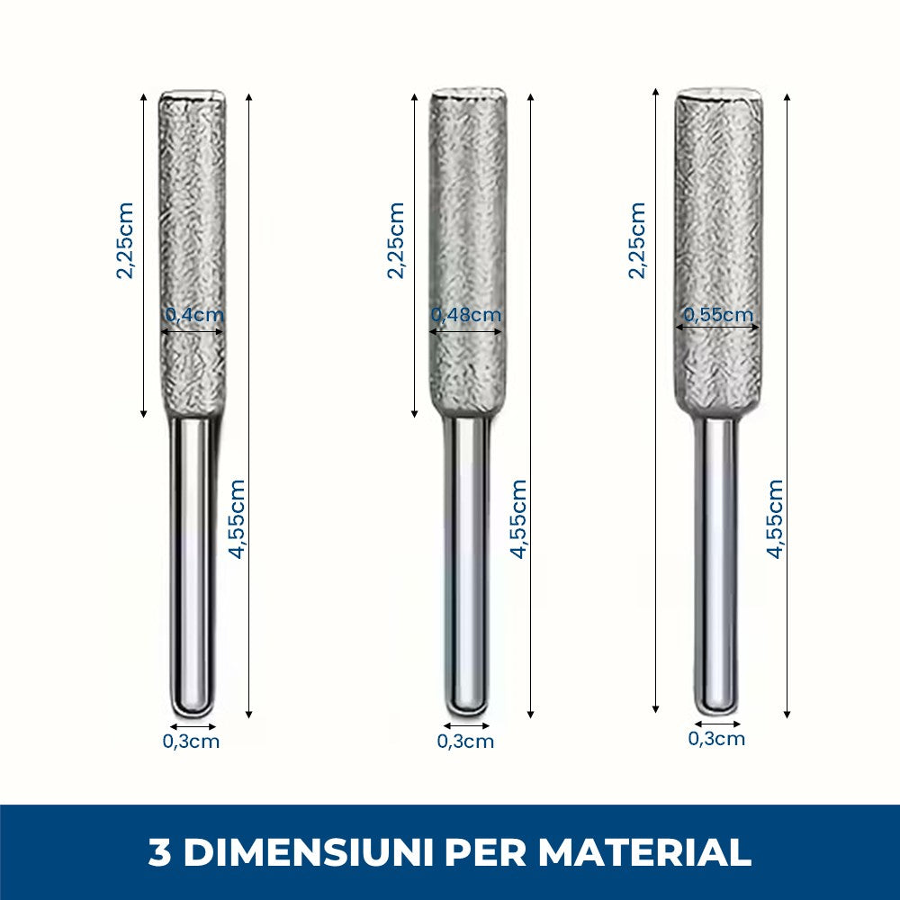SharpPro™ – 9 Capete pentru Ascuțit Lanțul Drujbei